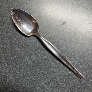 VTG Grapefruit 6" Spoon WM ROGERS Modern Design Serrated Tip Fruit Orange Citrus